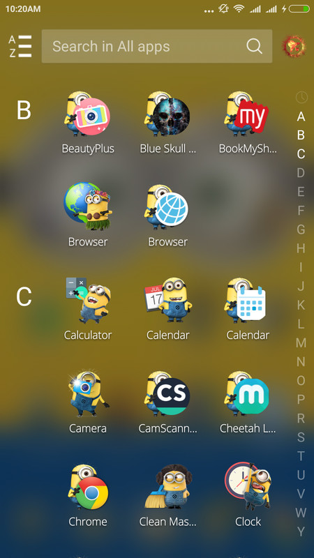 Minion theme for android free download games